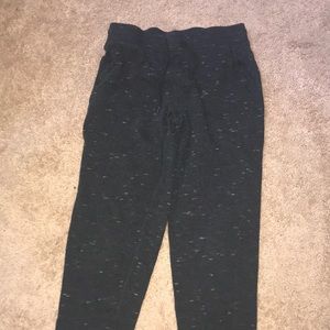black joggers
